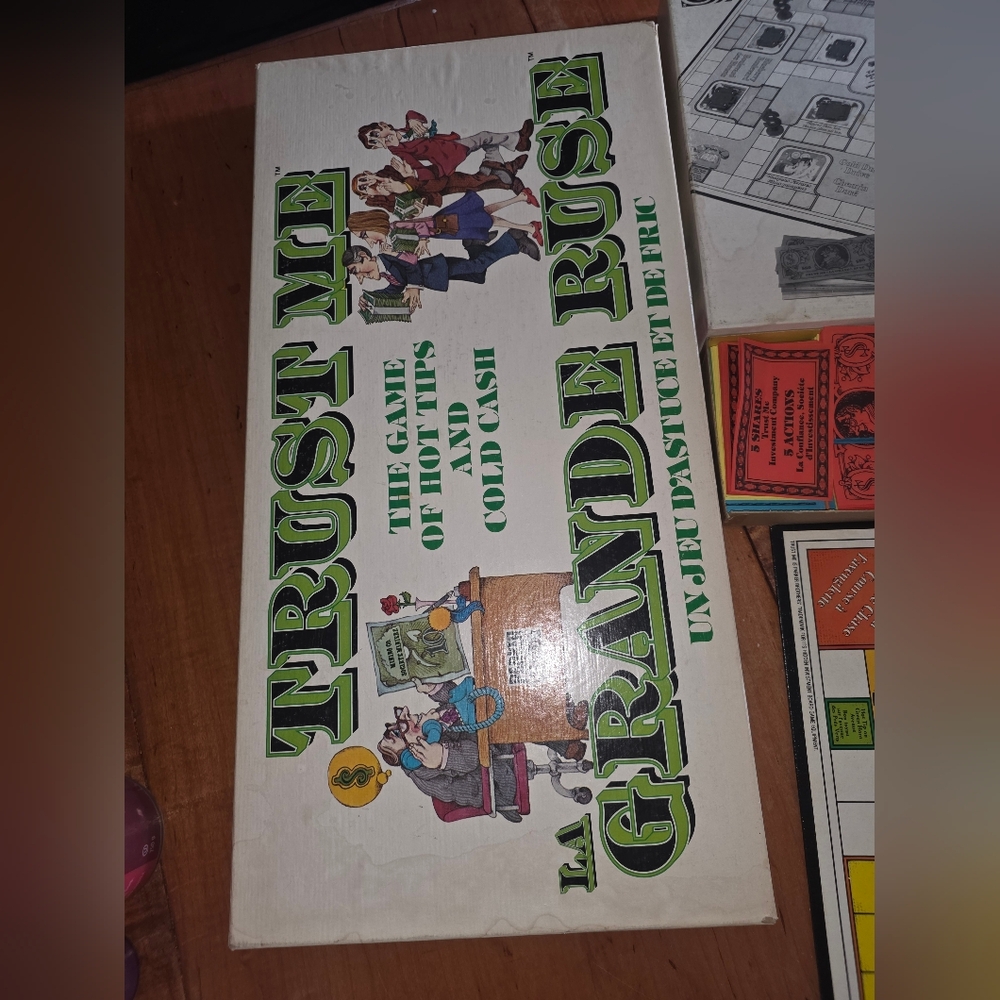 Vintage TRUST ME Board Game  - Parker Brothers 1981 *Missing 3 Cards